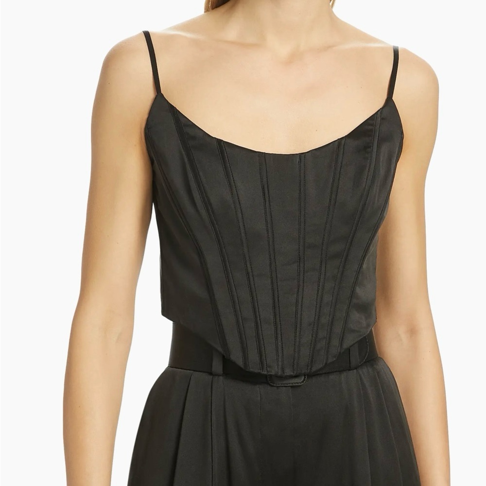 NWT Zimmermann Slin-Cut Silk Corset Top Size 8 Beautiful